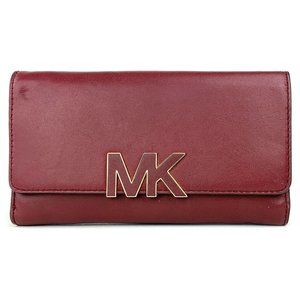 Michael Kors Florence Red Leather Women's Wallet